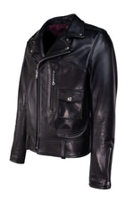 Limited-edition Schott 568 Black: pebbled cowhide, D-pocket Perfecto. - Image n°4