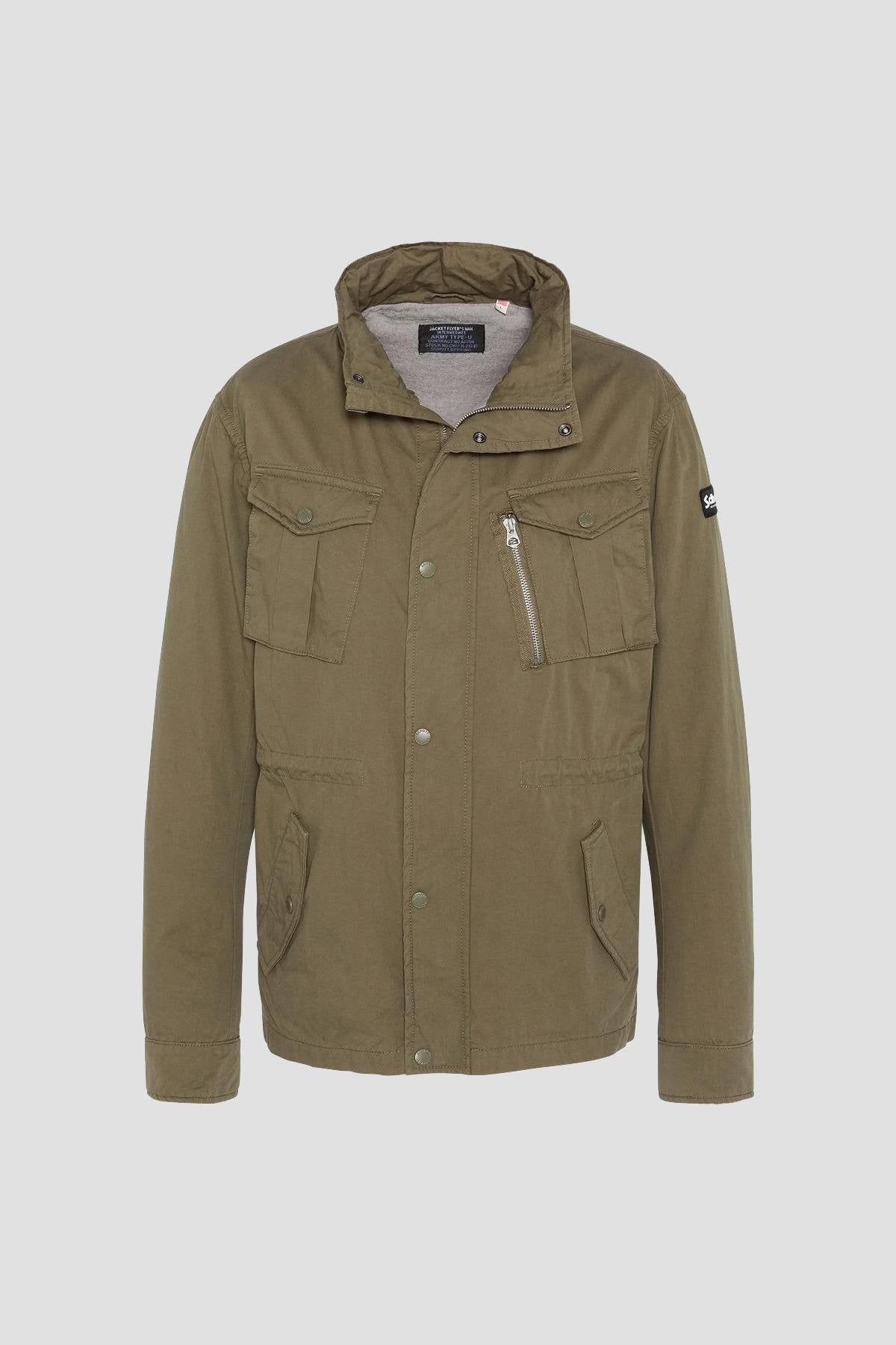 Khaki combat jacket - Image n°1