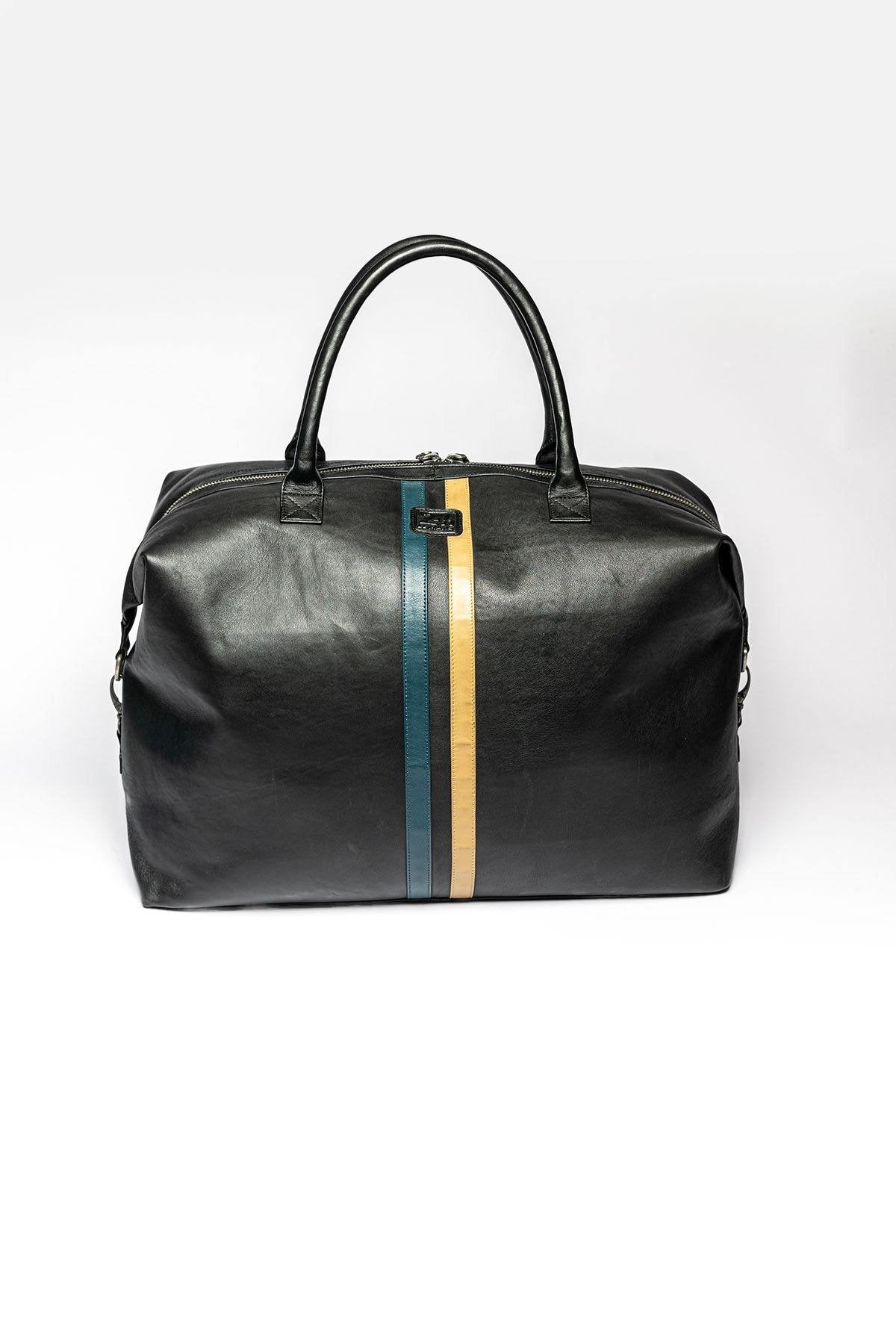 Large leather travel bag - Image n°3