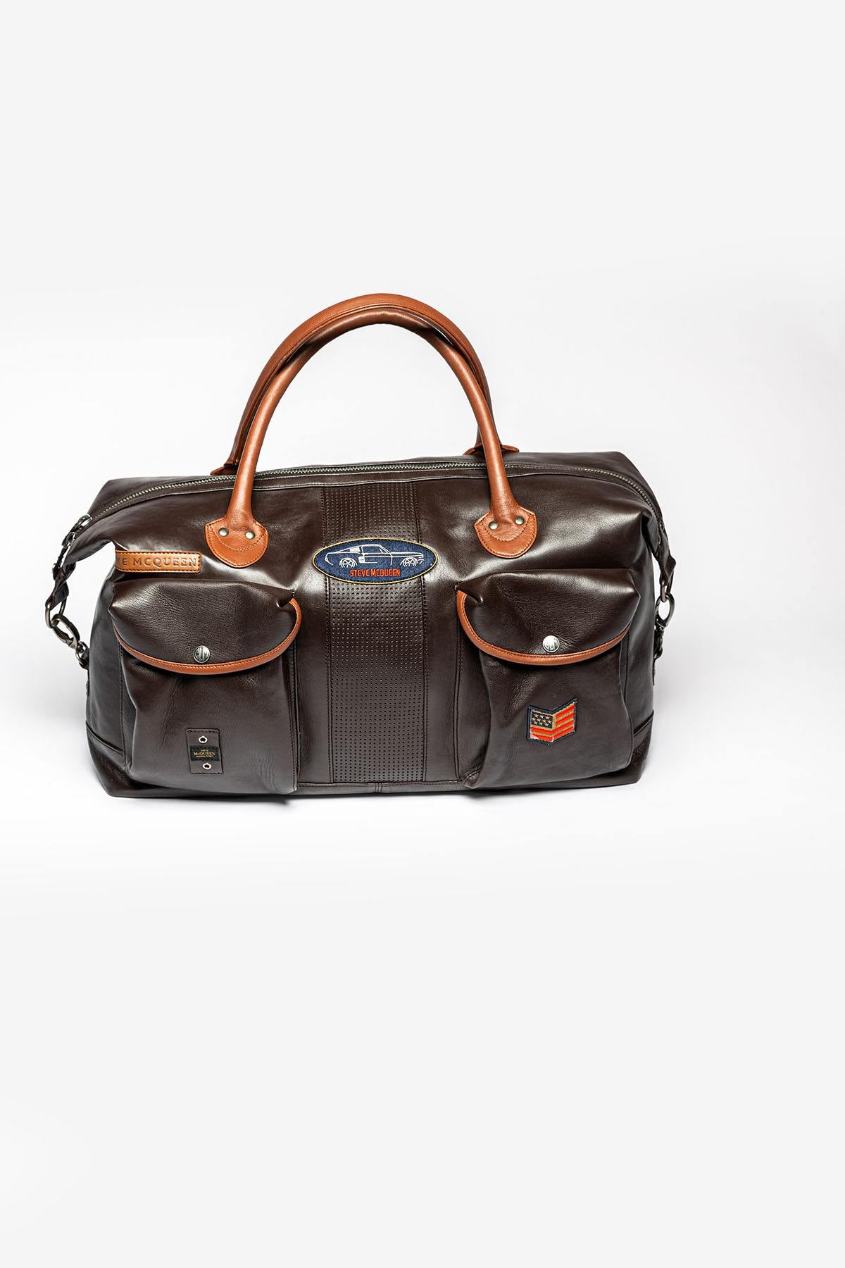 Leather weekend bag - Image n°1