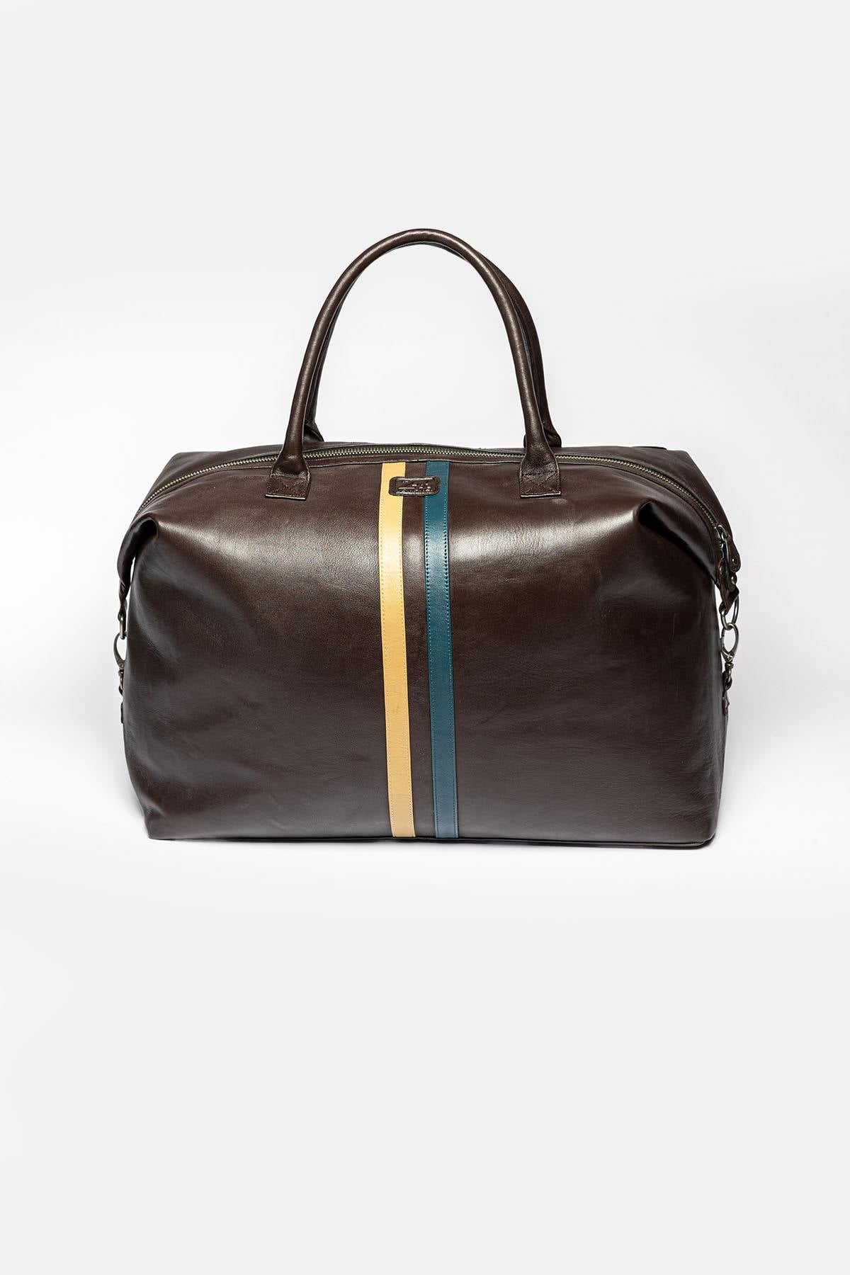 Vintage brown leather bag Steve McQueen - Image n°3