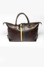 Vintage leather travel bag - Image n°2