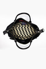 Black leather duffel bag- Image n°4