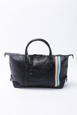 Le Mans 66 Black Leather Travel Bag - Image n°3
