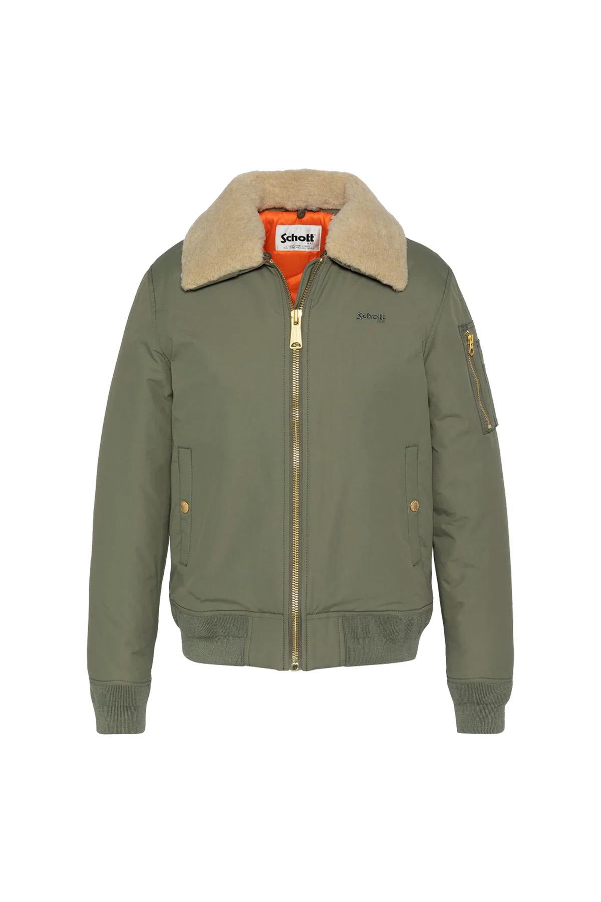 Sage and beige B-15 army jacket - Image n°2