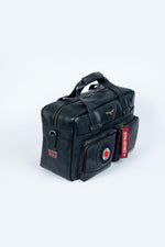 Royal Air Force Navy Blue Leather Travel Bag - Image n°3