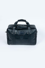 Royal Air Force Navy Blue Leather Travel Bag - Image n°2