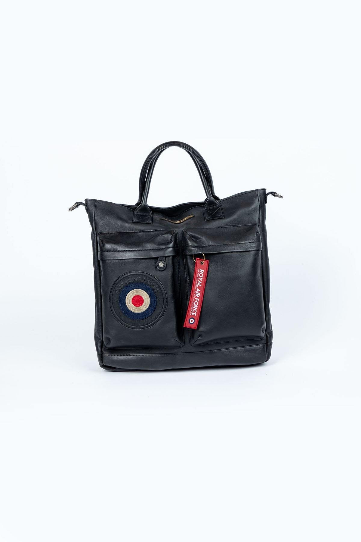 Royal Air Force Black Leather Bag - Image n°1