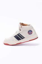 Shelby ecru leather high-top sneakers - Image n°2