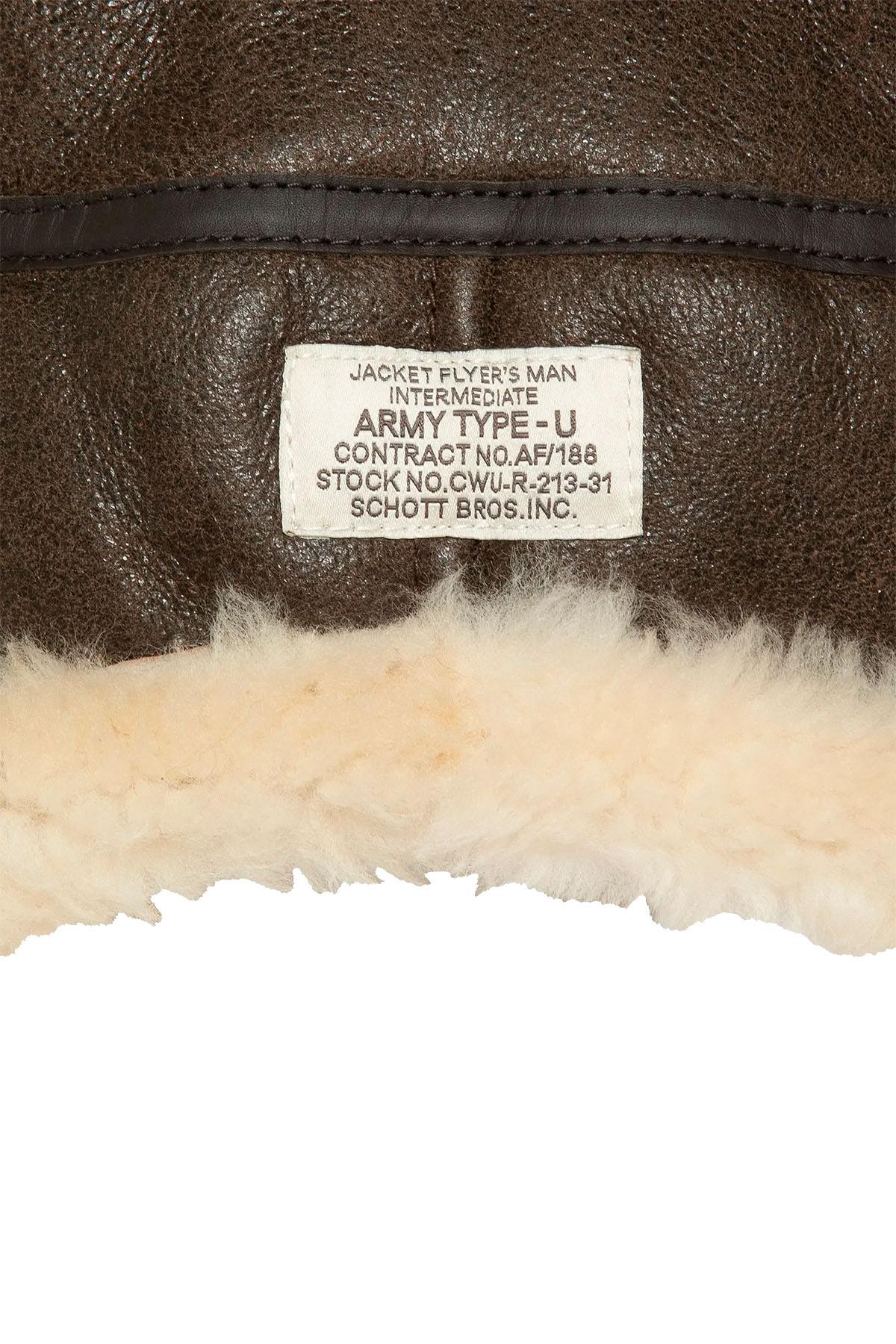 Double-sided brown sheepskin hat - Image n°3