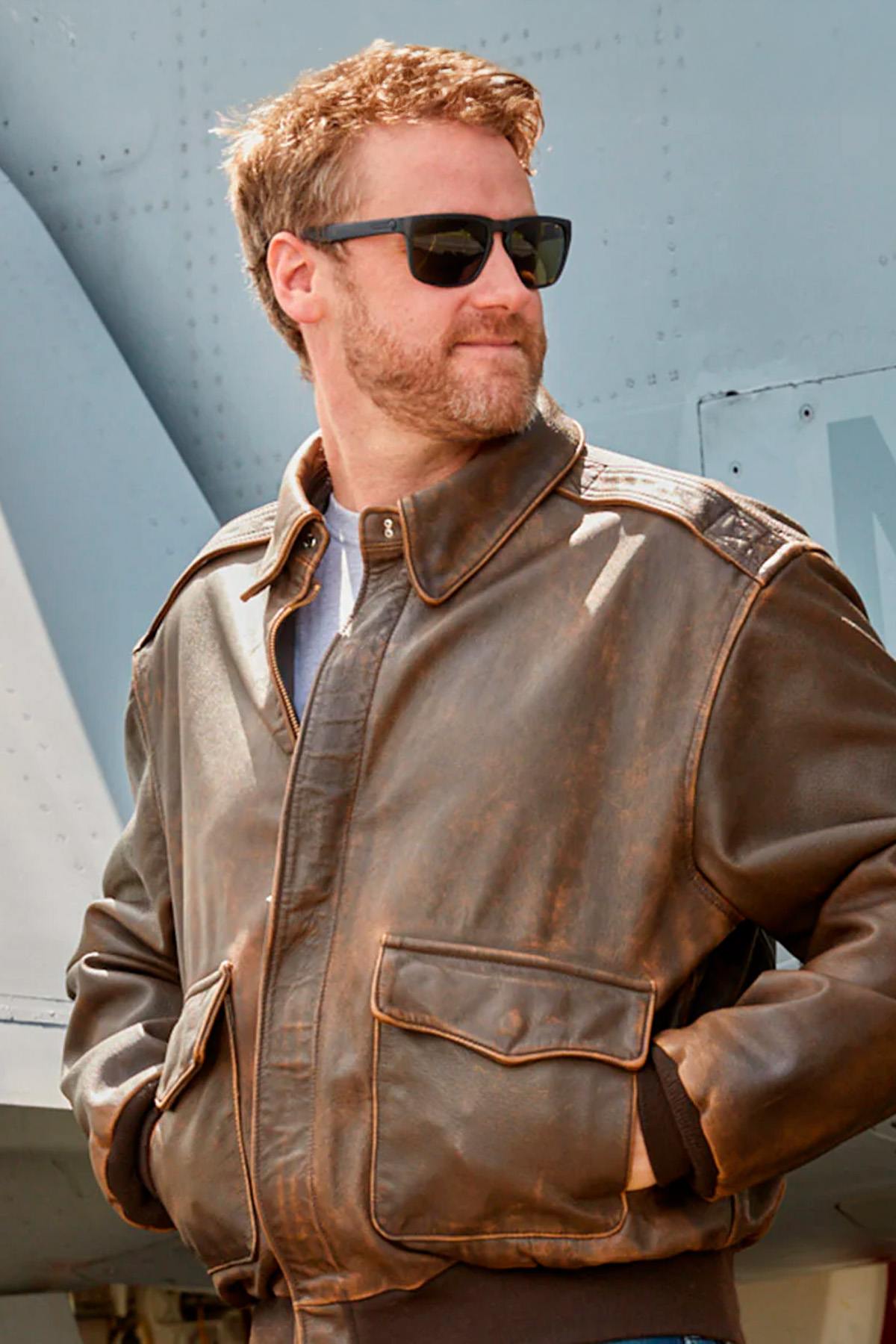 Mustang A2 Distressed Leather Driver - Image n°2