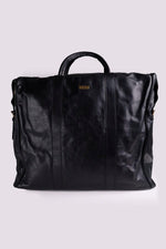 High-end black leather travel bag - Image n°3
