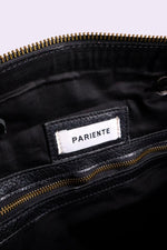 High-end black leather travel bag - Image n°7