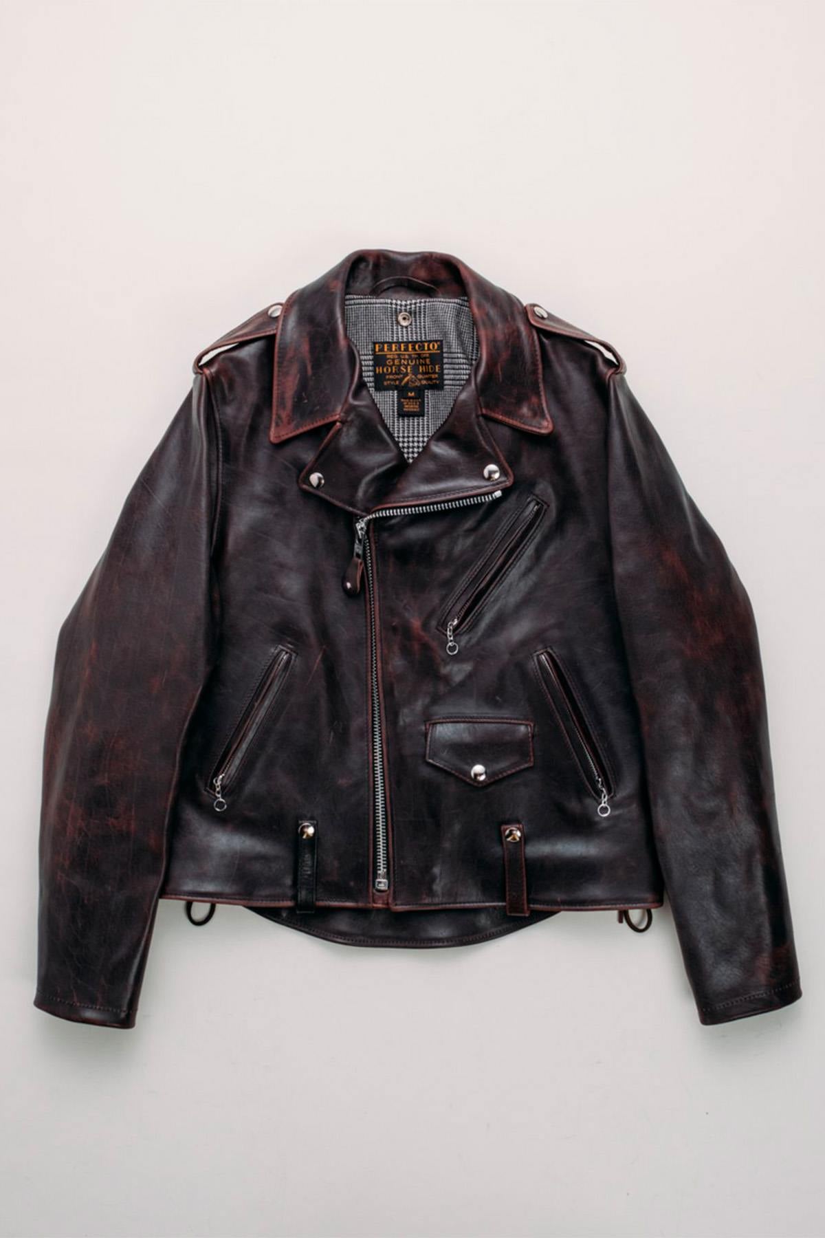 Perfecto leather jacket made in the USA with Teacore finish - Image n°8