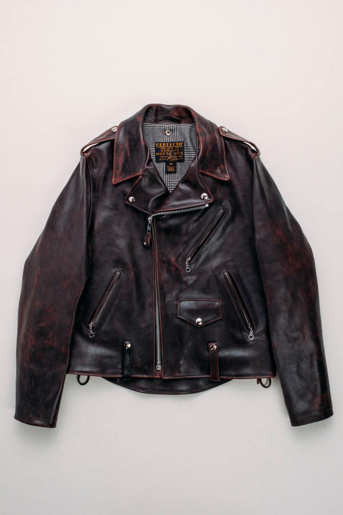 Perfecto leather jacket made in the USA with Teacore finish - Image n°8