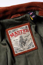 Copper roughout cowhide trucker jacket, Western-inspired and modern. - Image n°6