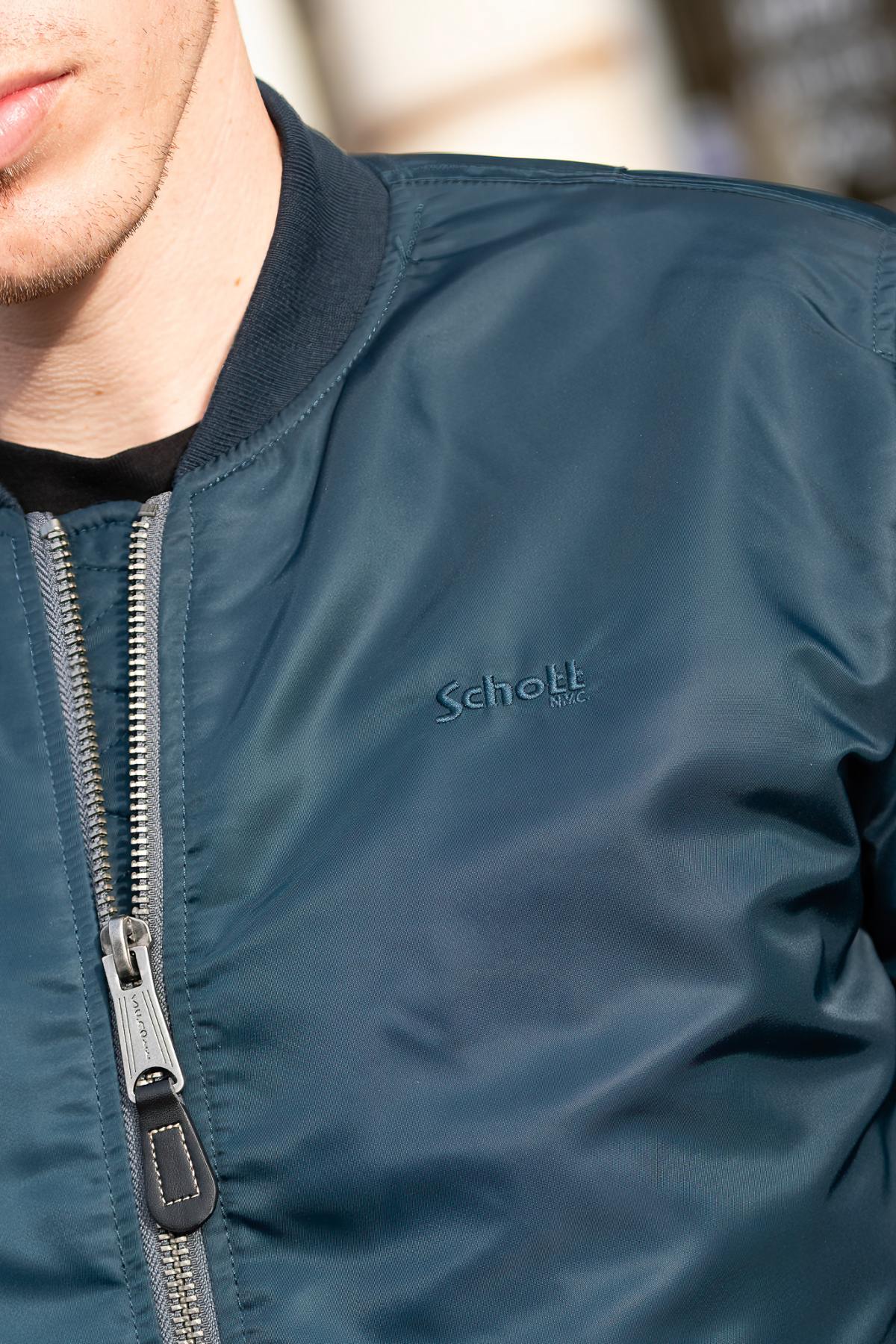 Navy blue MA-1 bomber jacket - Image n°3