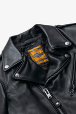 A slim women's Perfecto® in naked cowhide, crafted by Schott NYC. - Image n°11