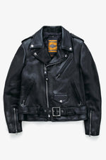 A slim women's Perfecto® in naked cowhide, crafted by Schott NYC. - Image n°15