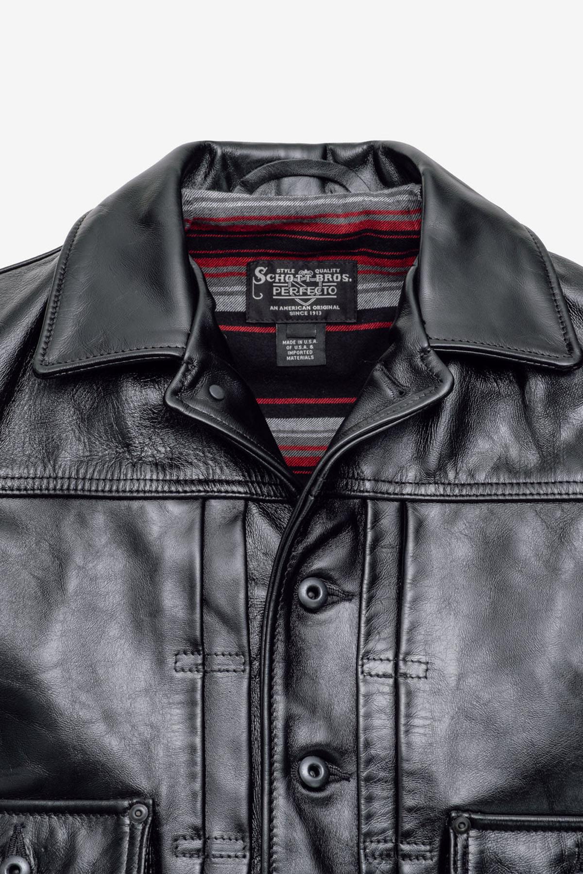 Horsehide trucker jacket made in USA - Image n°5