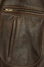 Vintage-style Mod Raiders leather aviator jacket - Image n°5