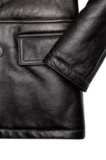 Brown shearling coat Made in USA - Image n°7