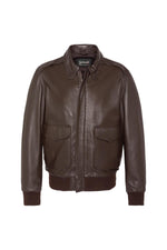 Classic brown pilot jacket - Image n°8