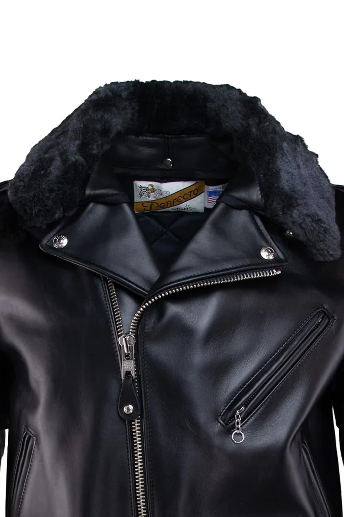 Fur collar for Schott NYC Perfecto jacket - Image n°2