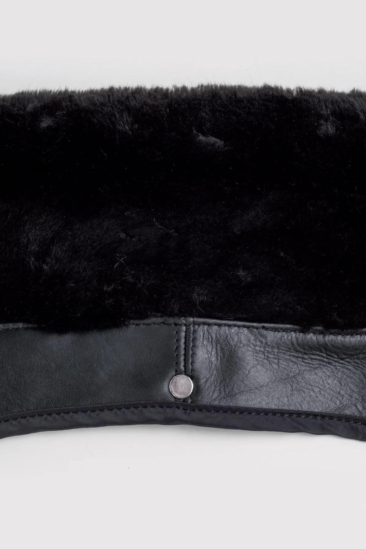 Fur collar for Schott NYC Perfecto jacket - Image n°3