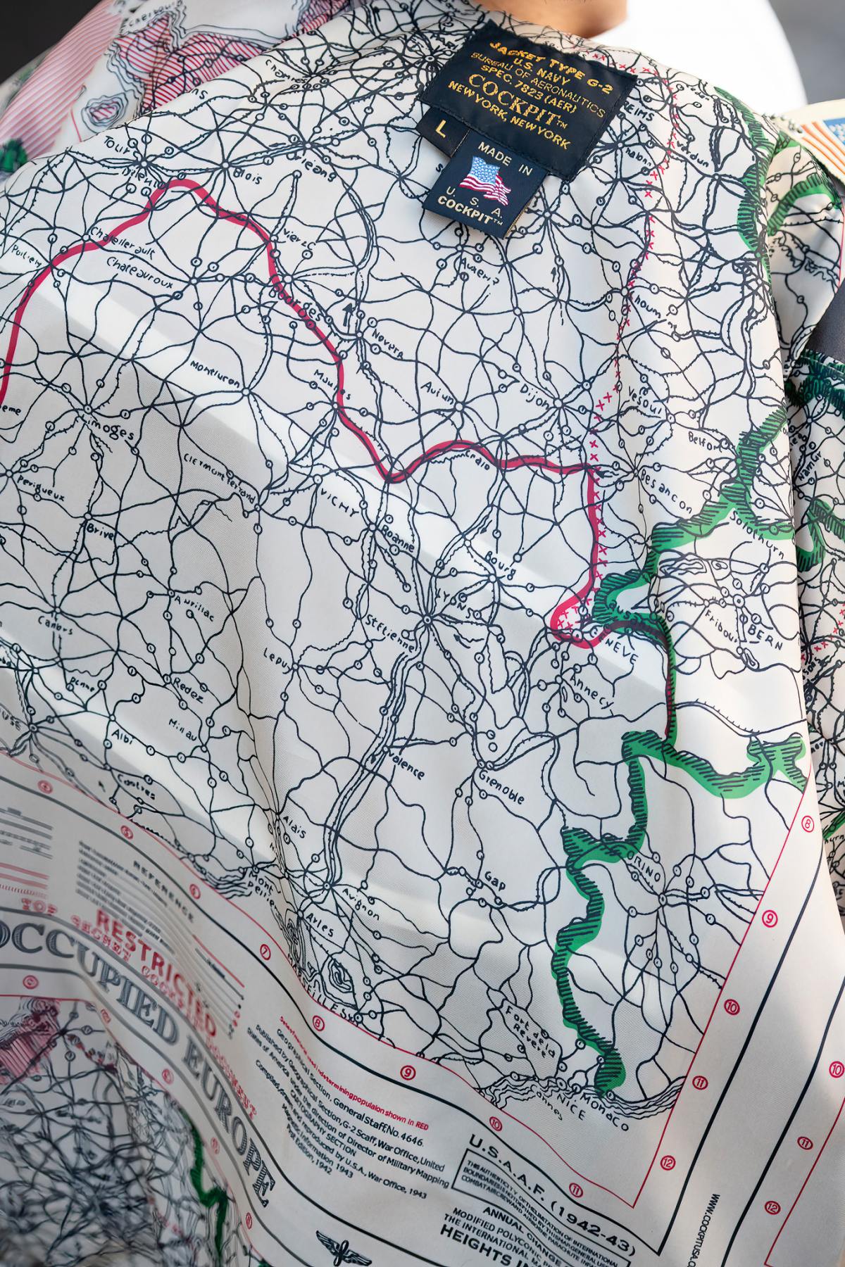 Vintage-style Mod Raiders leather aviator jacket - Image n°5