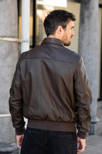 Classic brown pilot jacket - Image n°2