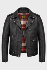 Buco J-21R leather jacket - black Cow Vintage, American cut - Image n°1