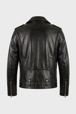 Buco J-21R leather jacket - black Cow Vintage, American cut - Image n°3