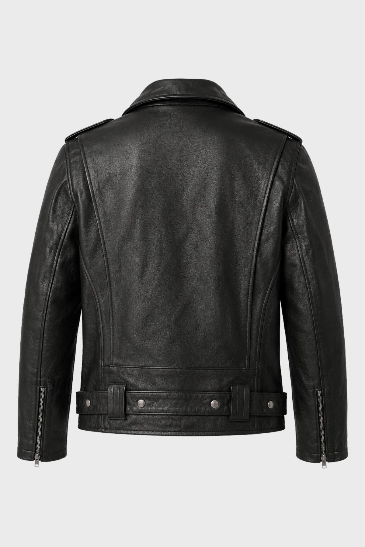 Buco J-27R leather jacket - black Cow Milled, police motorcycle unit heritage - Image n°11