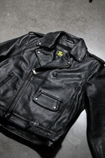 Buco J-27R leather jacket - black Cow Milled, police motorcycle unit heritage - Image n°2
