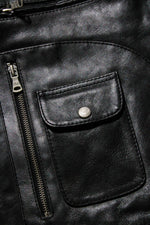 Buco J-21R leather jacket - black Cow Vintage, American cut - Image n°5