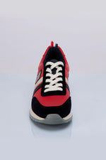 Racing red leather sneakers - Image n°3