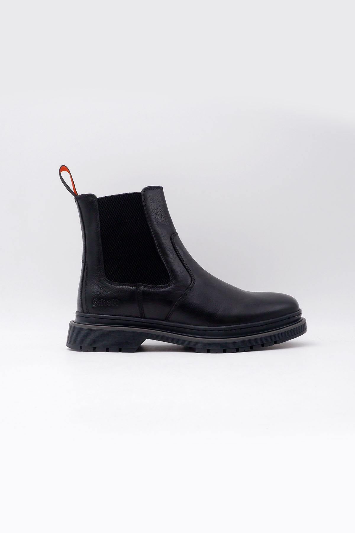 Men's black leather Chelsea boots - Image n°1