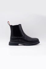 Men's black leather Chelsea boots - Image n°1