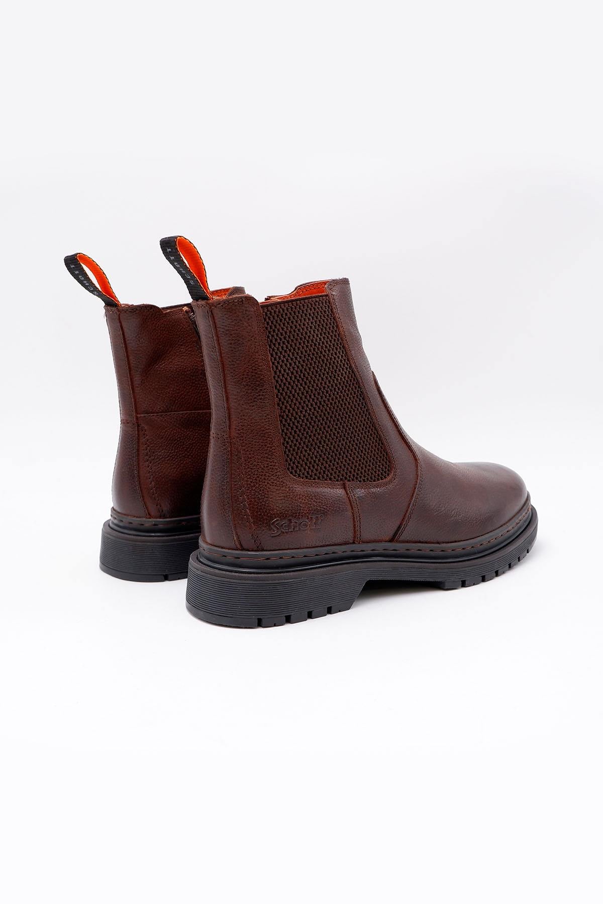Men's brown leather Chelsea boots - Image n°4