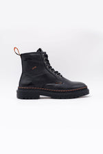 Men's black leather boots - Image n°1