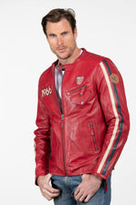 24 Hours of Le Mans red leather racing jacket - Image n°6