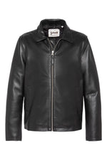 Shirt-collar jacket with removable lambskin fur - Image n°3