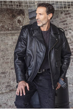 Buco J-27R leather jacket - black Cow Milled, police motorcycle unit heritage - Image n°6