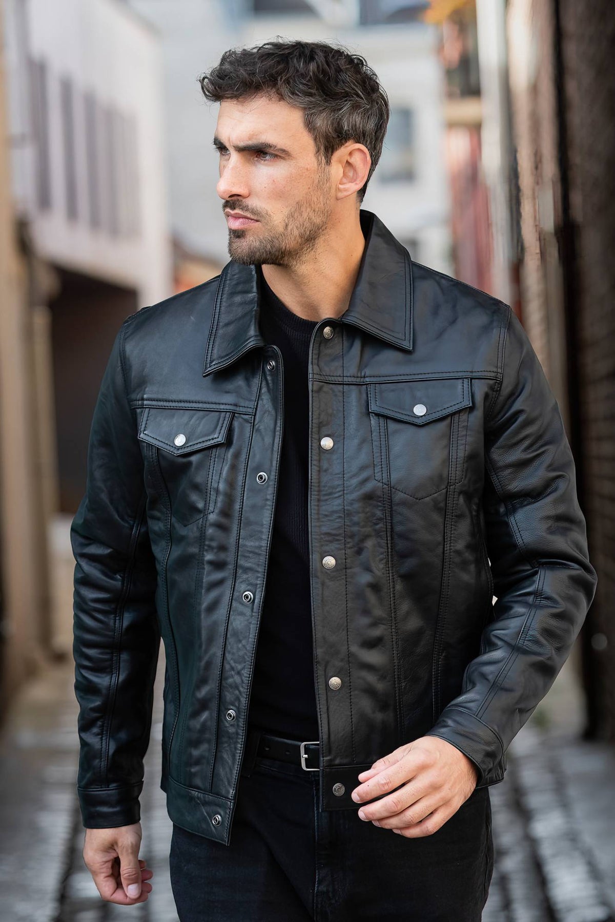 Special leather jacket celebrating 20 years of Leather-Jack.com, created in collaboration with Schott NYC - Image n°1