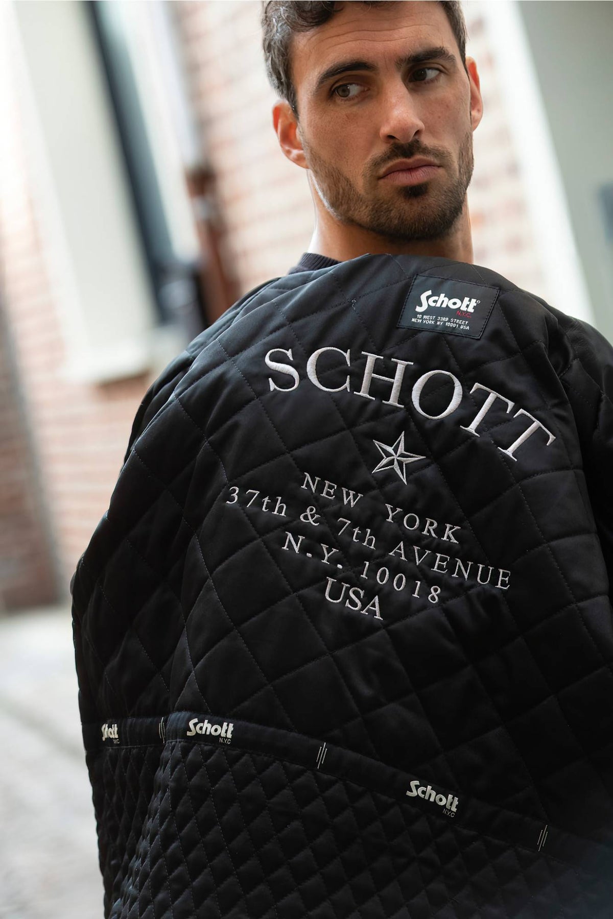 Special leather jacket celebrating 20 years of Leather-Jack.com, created in collaboration with Schott NYC - Image n°3
