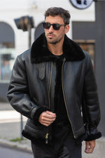Iconic black Made in USA Shearling Jacket! - Image n°2