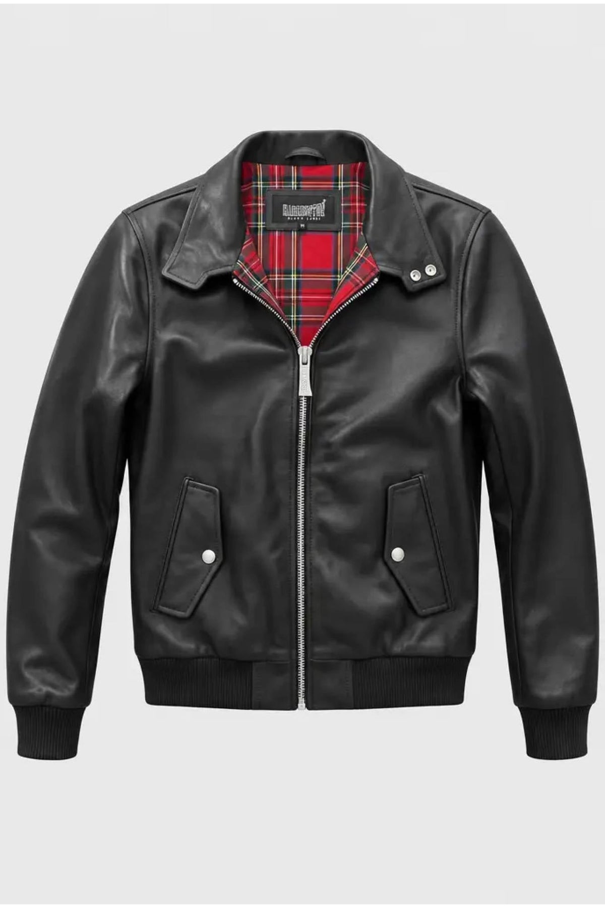 The iconic Harrington jacket reimagined in leather - Image n°2