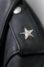 613S Slim Fit Perfecto® by Schott-black steerhide, slim, iconic. - Image n°6