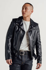 613S Slim Fit Perfecto® by Schott-black steerhide, slim, iconic. - Image n°11